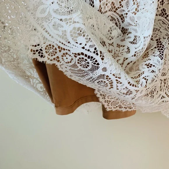 [Moving Sale] For Love&Lemons Lace Pattern Sleeveless Mini Dress - Picture 5 of 7